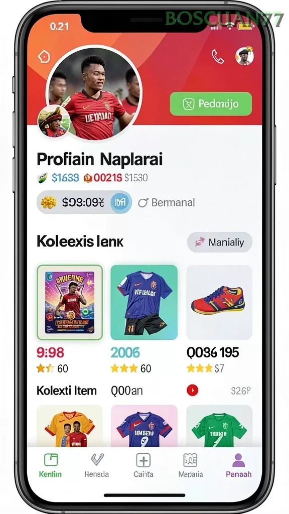 Galeri pratinjau visual boscuan77 build APK resmi terbaru